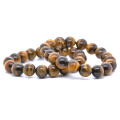 Forever Star 8mm Natural Tiger's Eye Beaded Bracelets